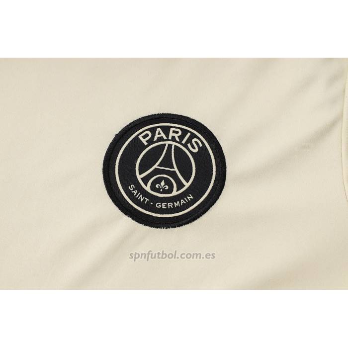 Chandal del Paris Saint-Germain Jordan Manga Corta 2024-2025 Amarillo - Pantalon Corto